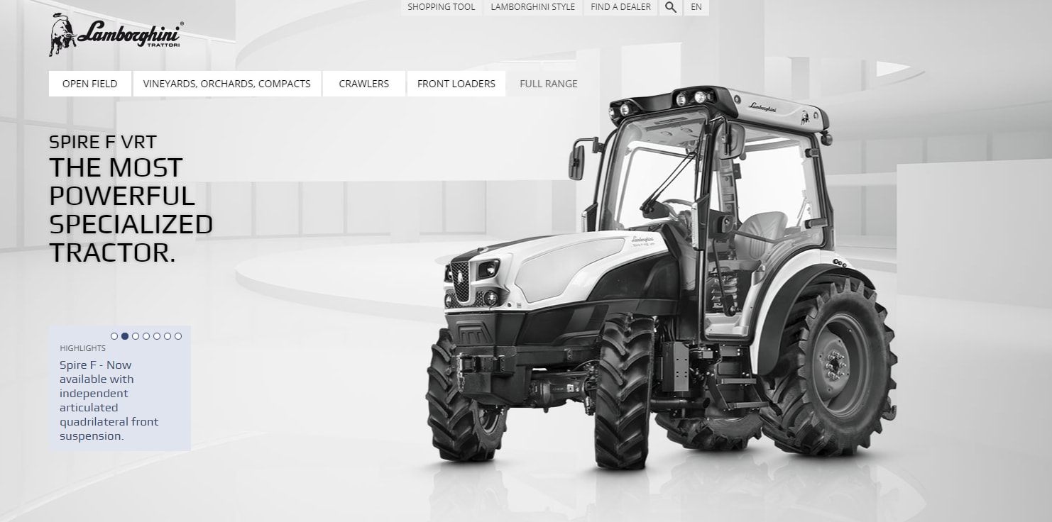 For those of you that didn't know, Lamborghini started as a tractor manufacturer in 1948 and still makes tractors to this day!