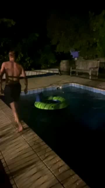 WCGW: Diving into a pool donut with a solif base.