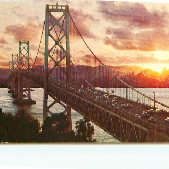 Sunset San franscisco Bridge CA
