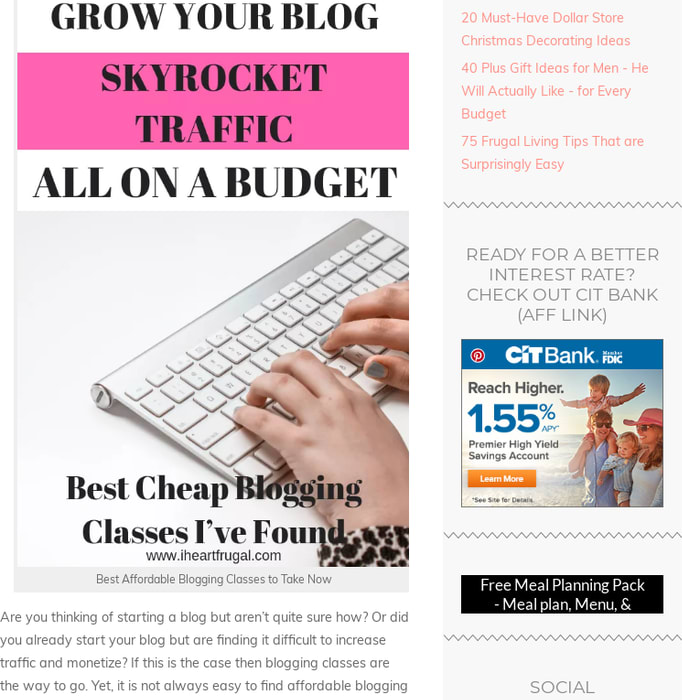 Best Affordable Blogging Classes to Create a Successful Blog