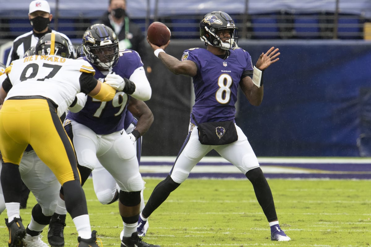 Ravens Can't Overcome Jackson's Miscues in Loss to Steelers