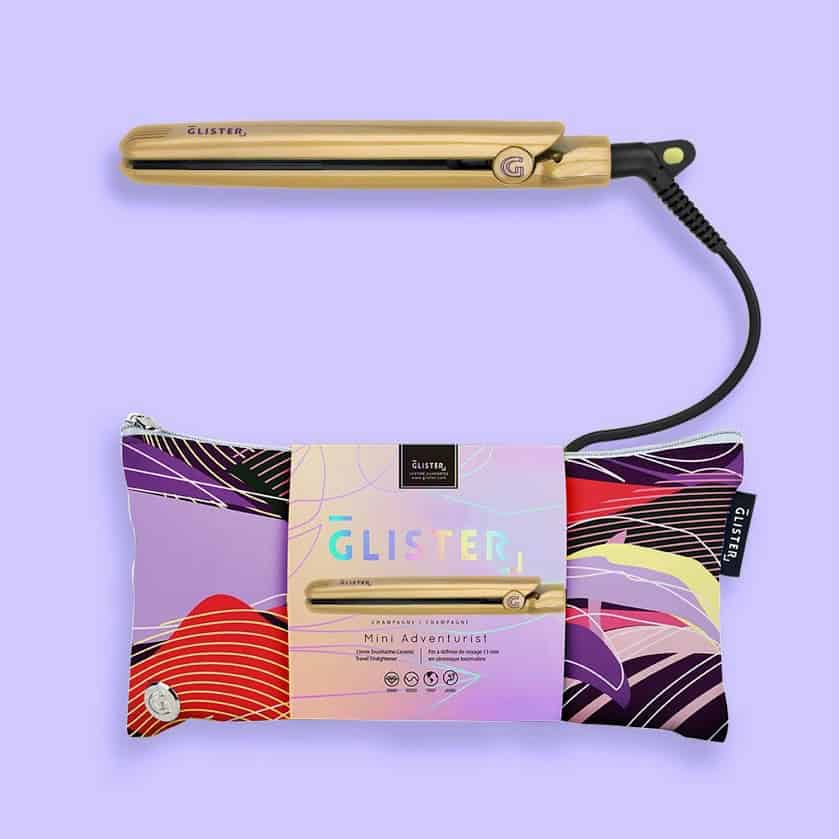 The Glister Mini Flat Iron is a Must-Have For Summer Travel