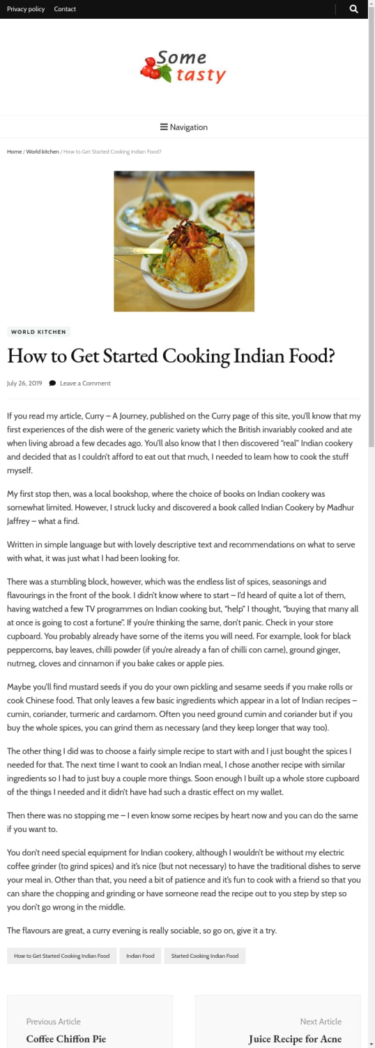 How to Get Started Cooking Indian Food?