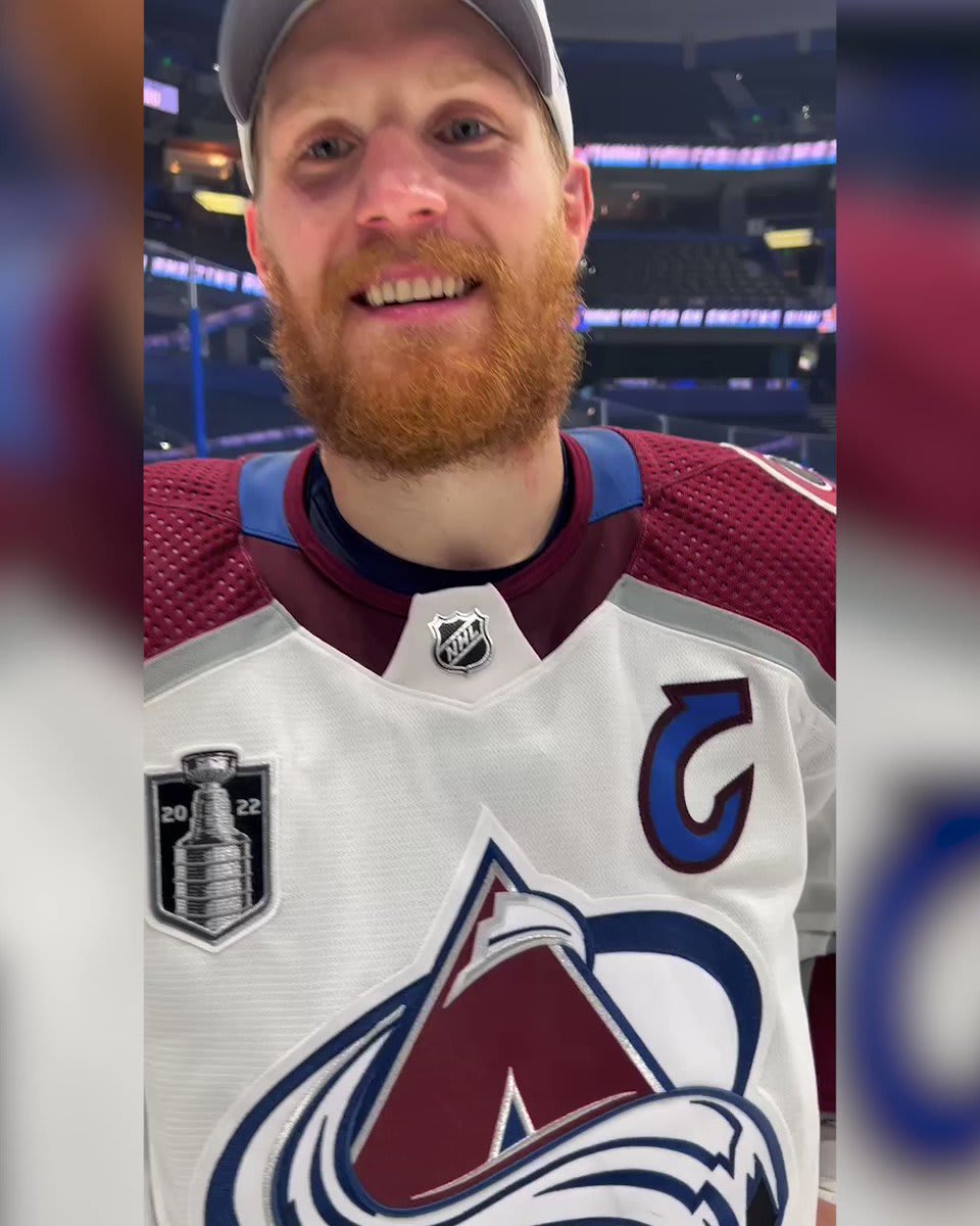 "We're Stanley Cup champions!" A word from two of the @Avalanche captains 🏆