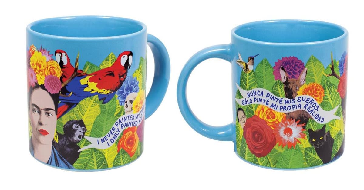 Colorful Frida Kahlo Coffee Cup Will Give You a Boost of Artistic Inspiration