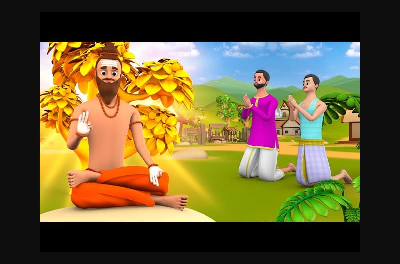 Golden Tree and Sage Hindi Story | सुनेहरा पेड़ और ऋषि हिन्दी कहानी - Animated Stories | Maa Maa TV