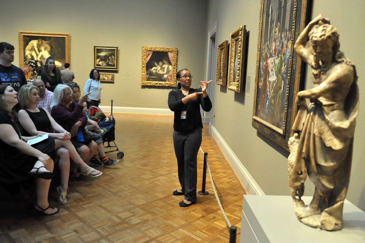 TODAY at 6:00—Join us for a gallery tour presented in American Sign Language. Free to IL residents: