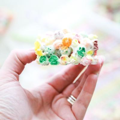 Rainbow Marshmallow Treats Recipe