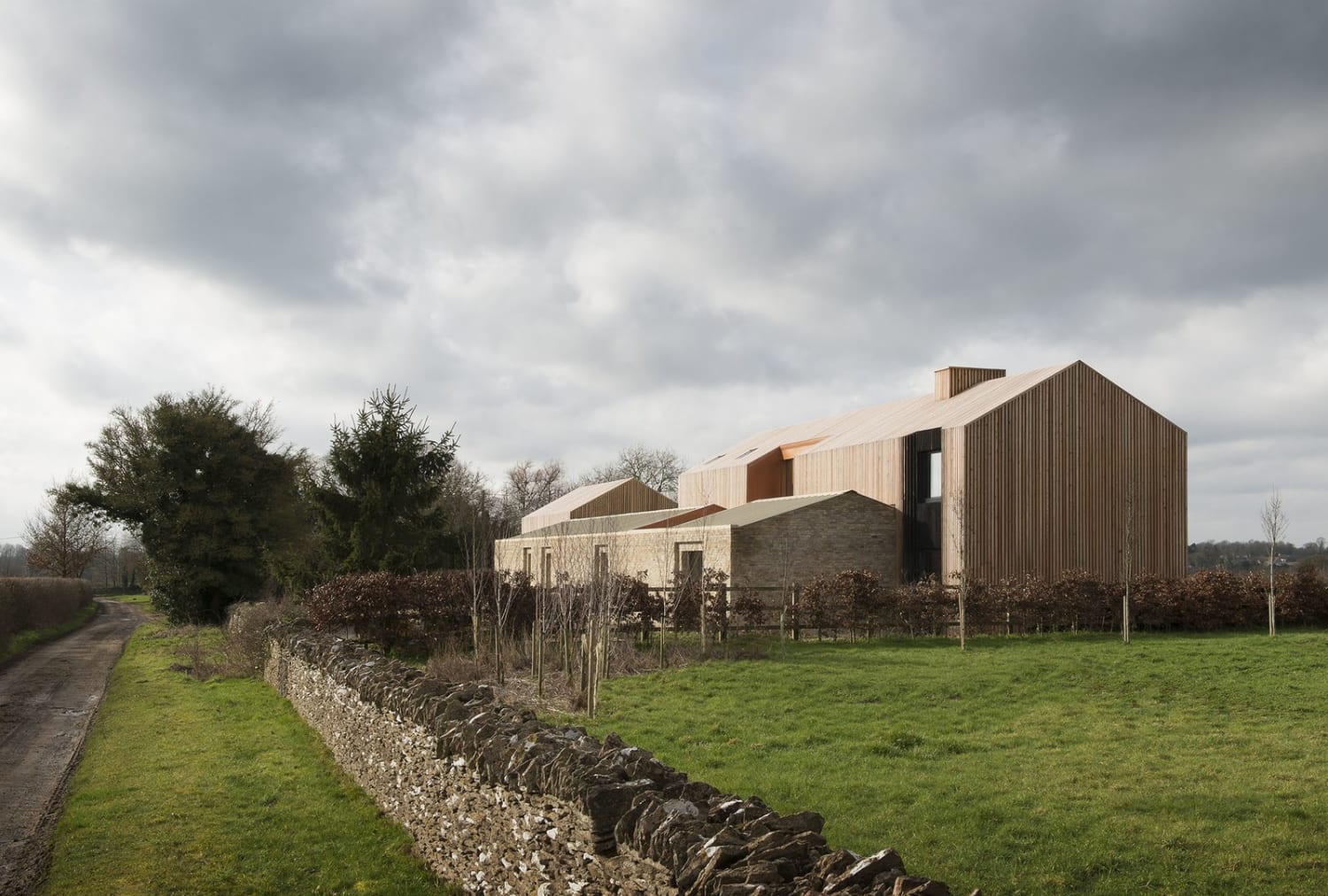 This Barn-Like Home in the UK Is Highbrow Texture Porn