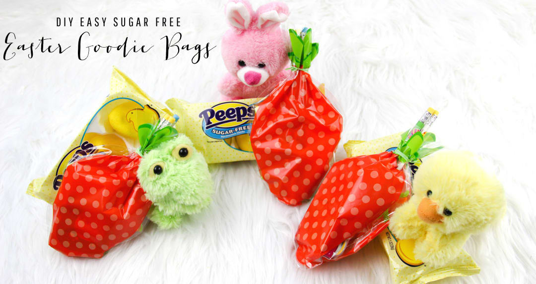 DIY Easy $5 Sugar-Free Easter Goodie Bags - My So-Called Chaos