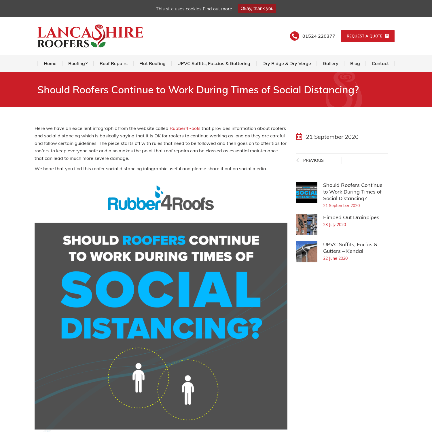 Should Roofers Continue to Work During Times of Social Distancing? (Infographic)
