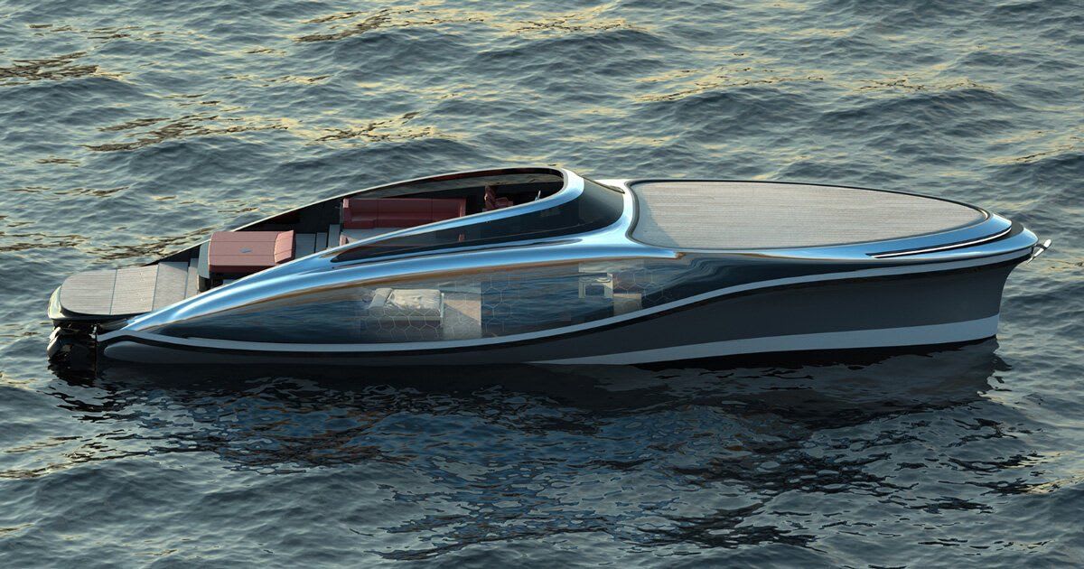 embryon is a 24-meter translucent yacht concept by pierpaolo lazzarini