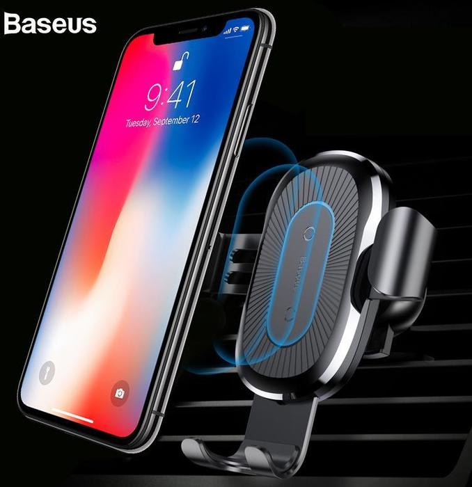 Baseus Car Qi Wireless Charger and Stand
