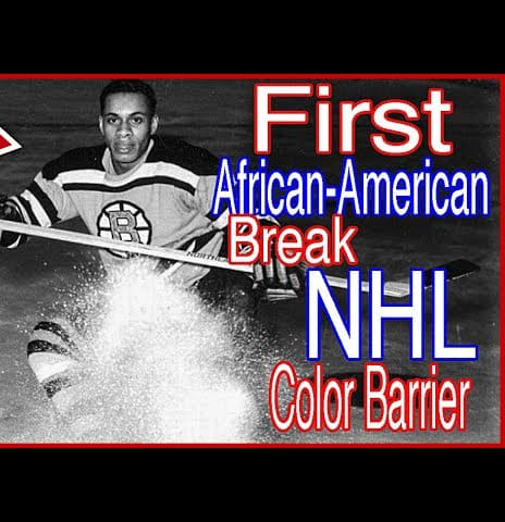 First African-American To Break NHL Color Barrier
