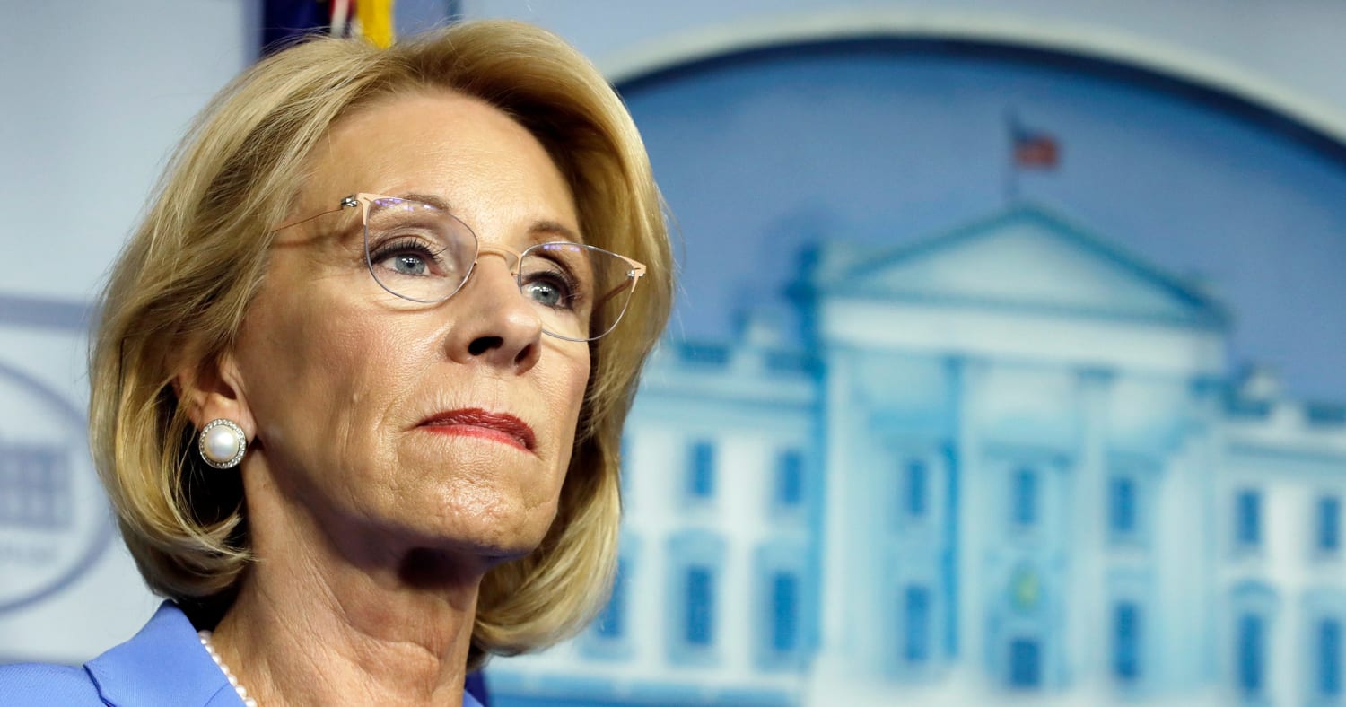 Amid A Pandemic, Betsy Devos Is Trying To Bulldoze College Sexual Assault Rules Under Title IX