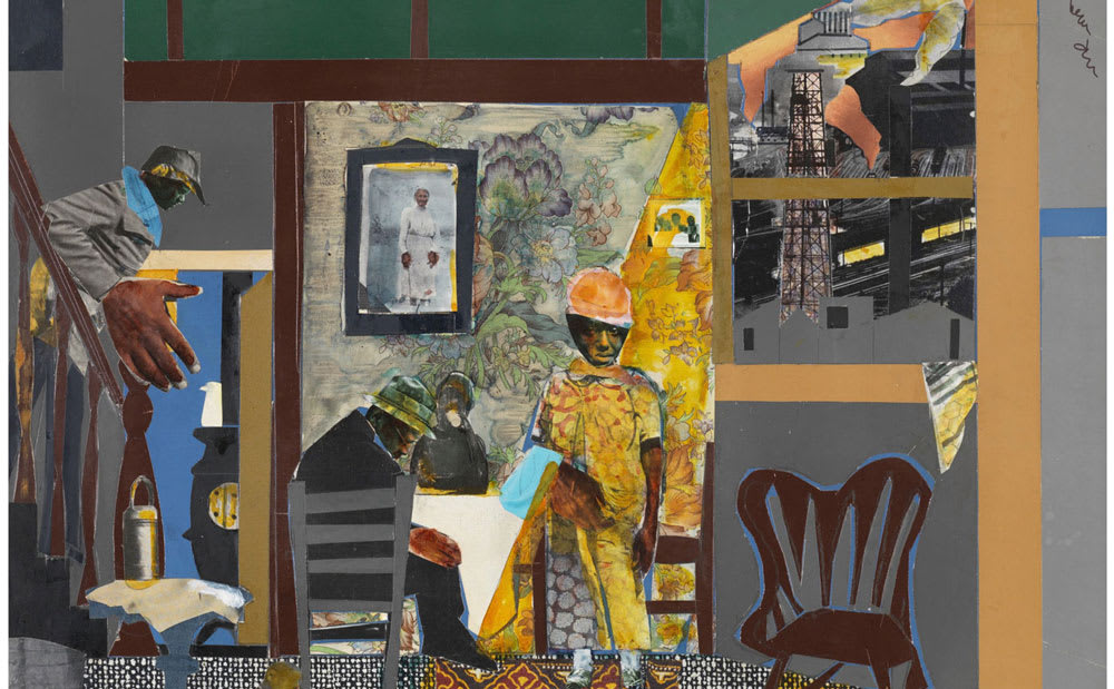 Romare Bearden's Collages of Life in the Rural South and Industrial North