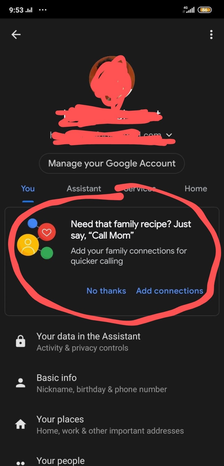 Ah yes, it's always the mom who has the recipes! (Google assistant sugesting me to add family members)