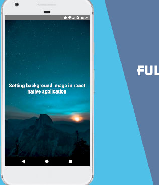Fullscreen Background Image in React Native
