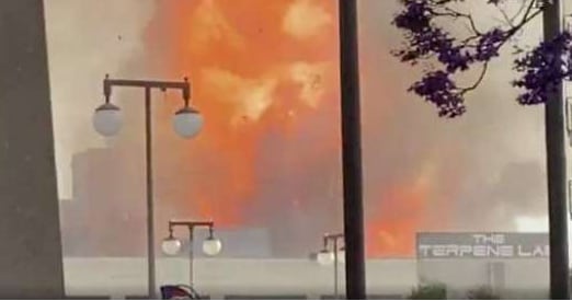 The American city of Los Angeles was shaken by a terrible explosion