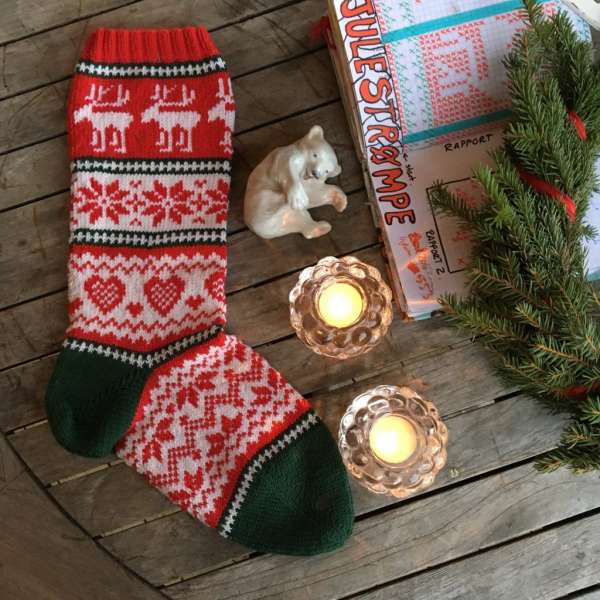 Knit a Scandinavian Christmas Stocking
