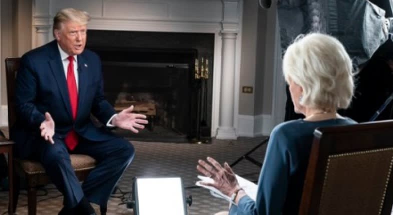 President Trump has posted photos of 60 Minute Interview with Lesley Stahl - Latest News and Updates from World