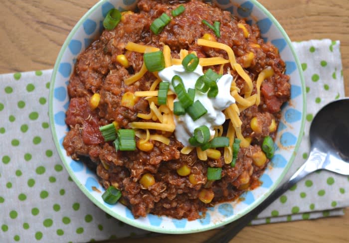 Pressure Cooker Beanless Quinoa Chili – Make the Best of Everything