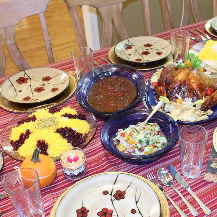 Azadeh and her families First-Thanksgiving in the East Coast