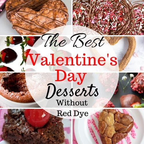 Valentine's Day Desserts without Red Dye