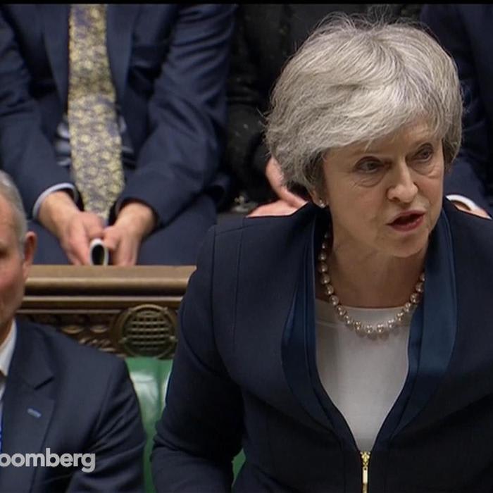 May Gives Statement After Suffering Large Defeat on Brexit Deal