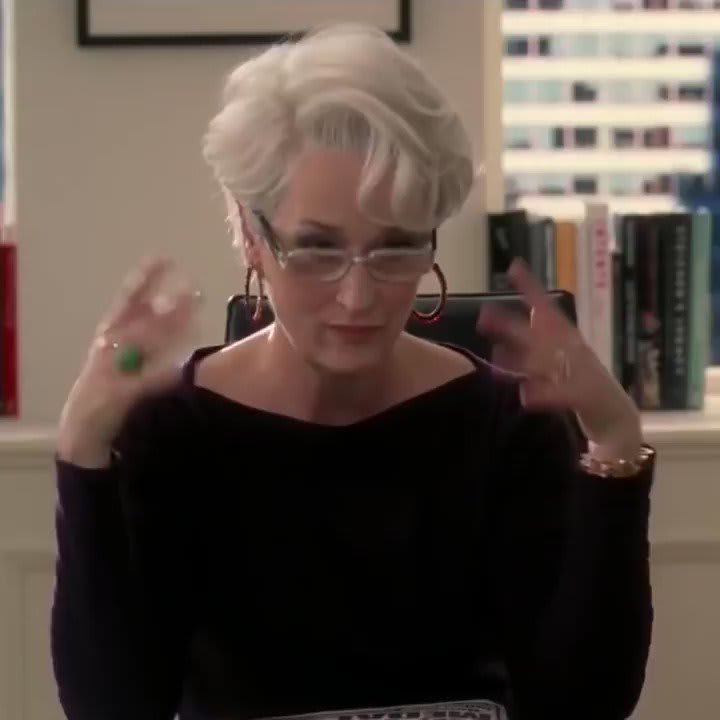 TheDevilWearsPrada is 15 today. That’s all. 👋 What’s your favourite quote from the film?