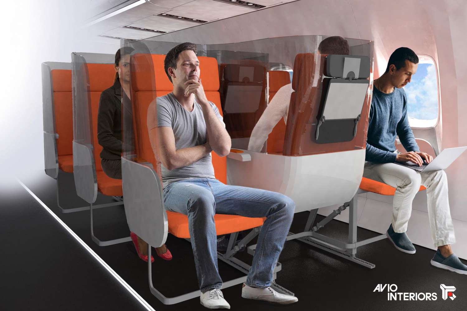 Airplane Cabin Designers Unveil Potential Plane Seat Ideas for When We Can Travel Again (Video)