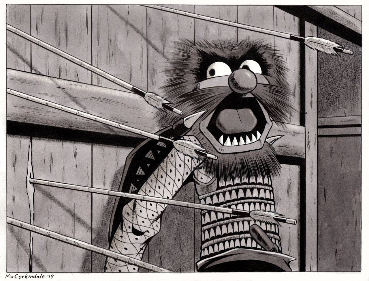 Arthouse Muppets Animal in Akira Kurosawa’s Throne Of Blood Art by ...