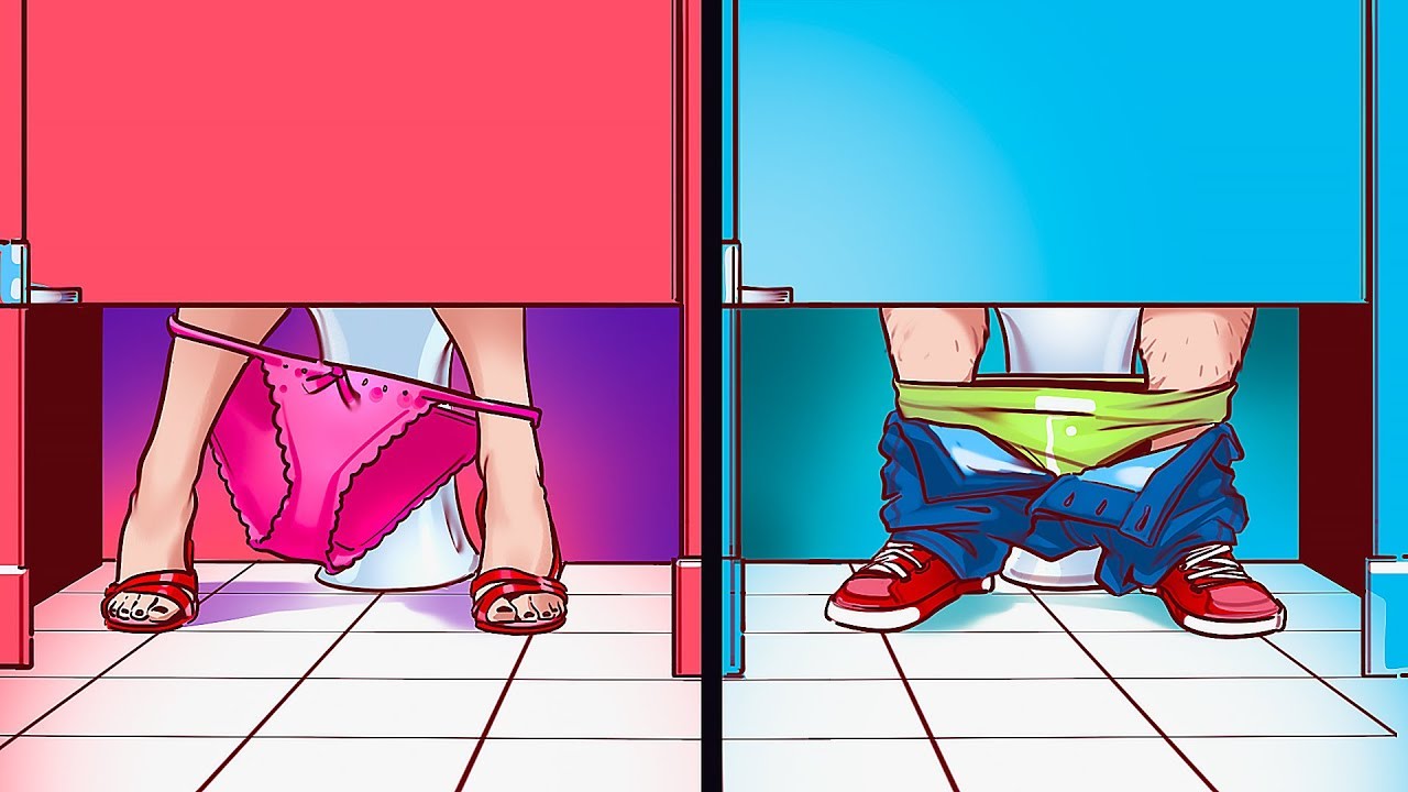 Why Doors in Public Toilets Don't Reach the Floor