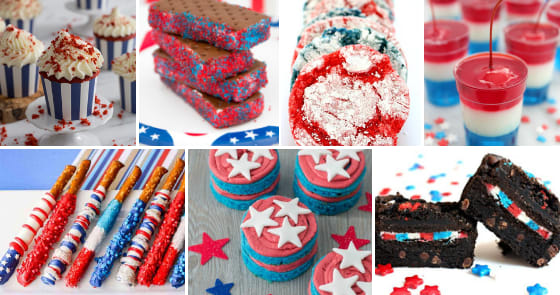 80 Red White And Blue Recipes