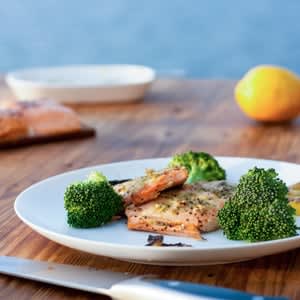 Grilled Salmon with Pesto Glamping on the Lake - Binky's Culinary Carnival