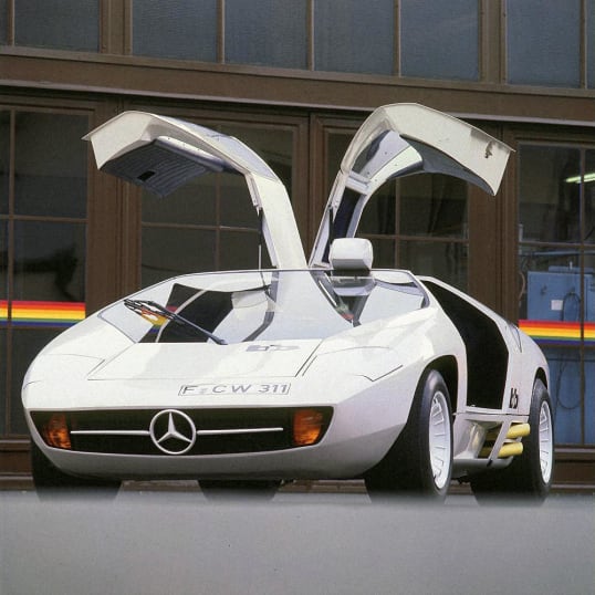 Driving on the Wedge: The German-built 1978 Mercedes-Benz CW311 Concept that was re-branded as an Isdera Imperator 108i