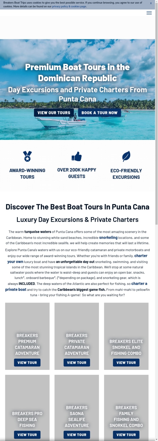 Breakers Boat Trips Punta Cana