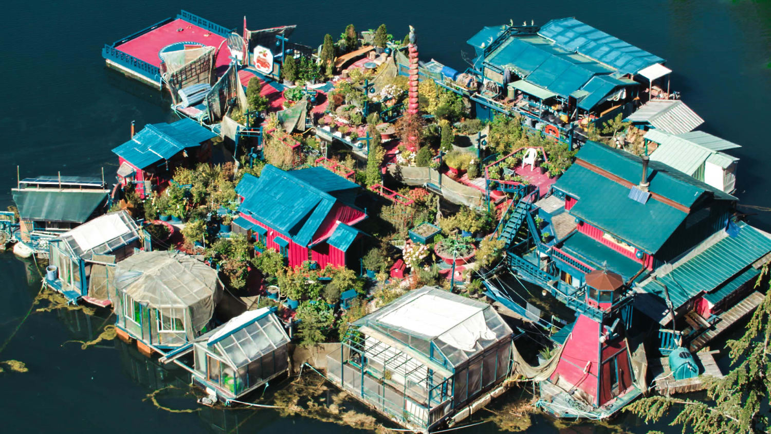 Off the Grid on a Homemade Island