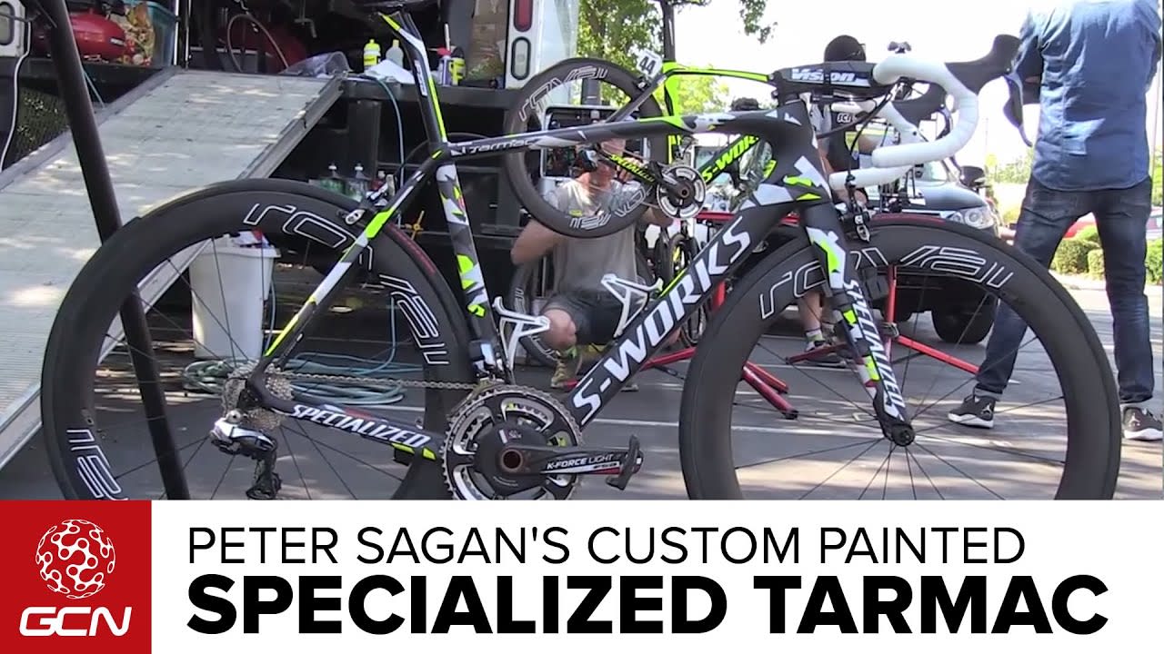 Peter Sagan's Custom Painted Specialized Tarmac | Amgen Tour Of California 2015