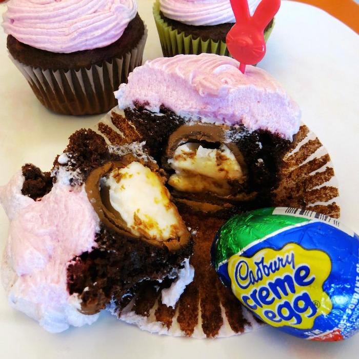 Easter Dessert Idea: Cadbury Creme Egg Cupcakes Recipe