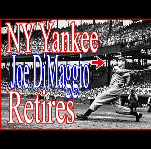 This Day in Sports December 11, 1951 NY Yankee Joe DiMaggio Retires