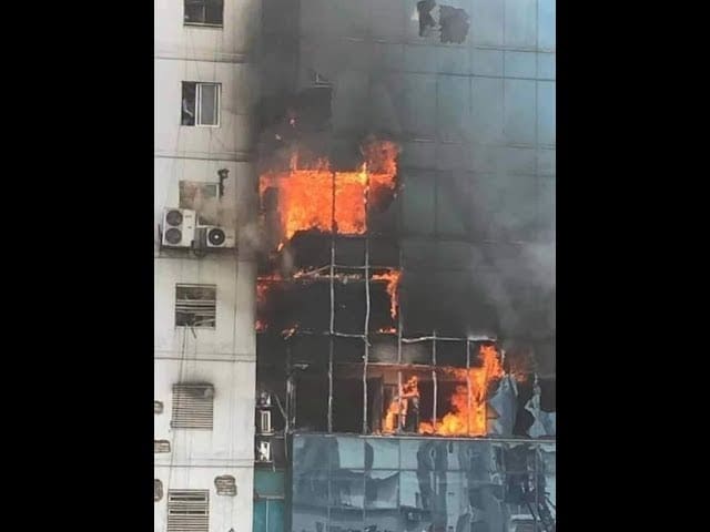 The High Rise Fire at FR Tower, Dhaka, Bangladesh by ssp2k19