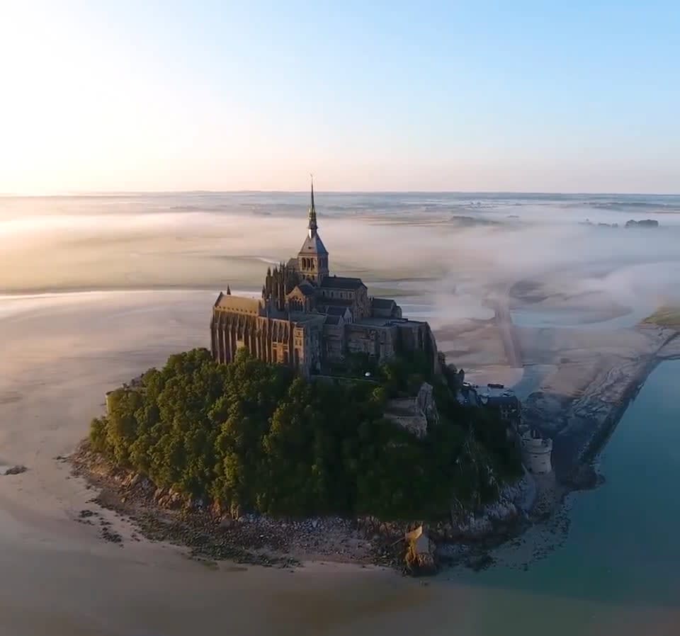 Meanwhile in Mont-Saint-Michel, France