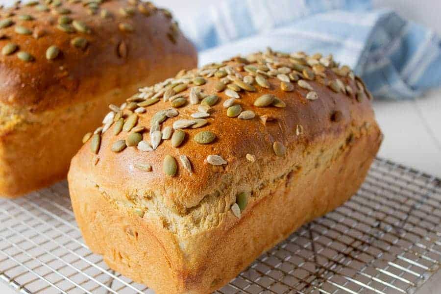 Pumpkin Seed and Sunflower Seed Bread