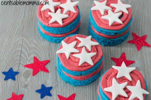 Mini Patriotic Cakes Recipe
