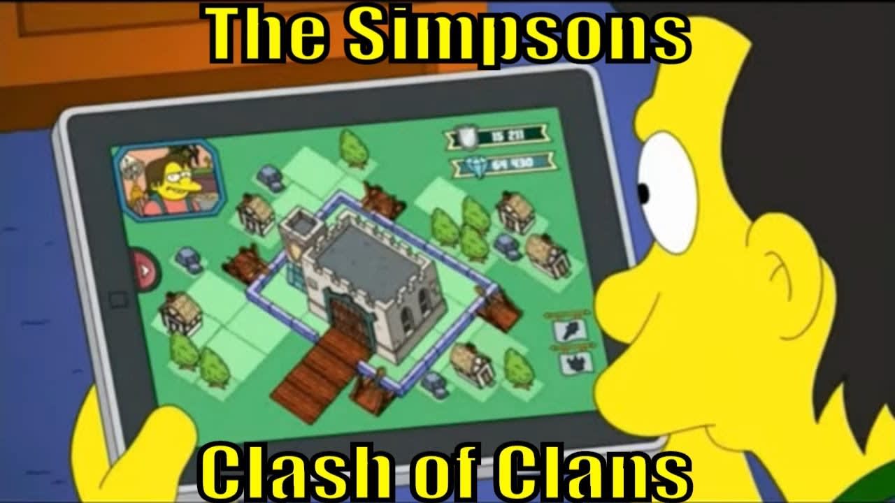 The Simpsons Bart S 27 E 2 My Clash of Clans Video Game