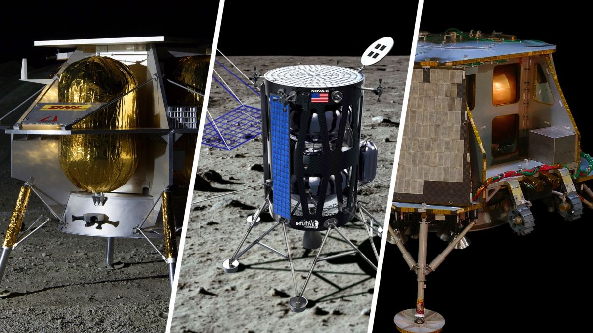 NASA Just Picked These 3 Companies to Build Private Moon Landers for Lunar Science