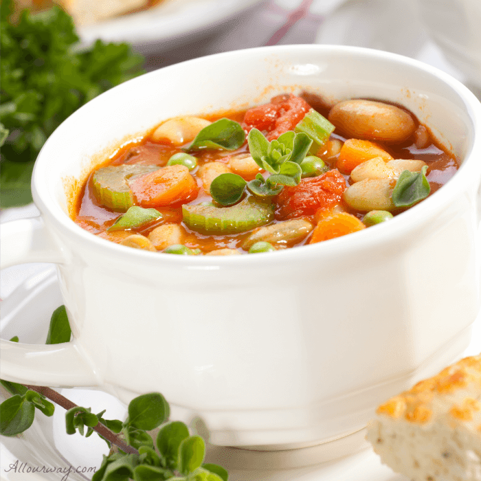 Chicken Minestrone A Rustic Italian Vegetable Soup