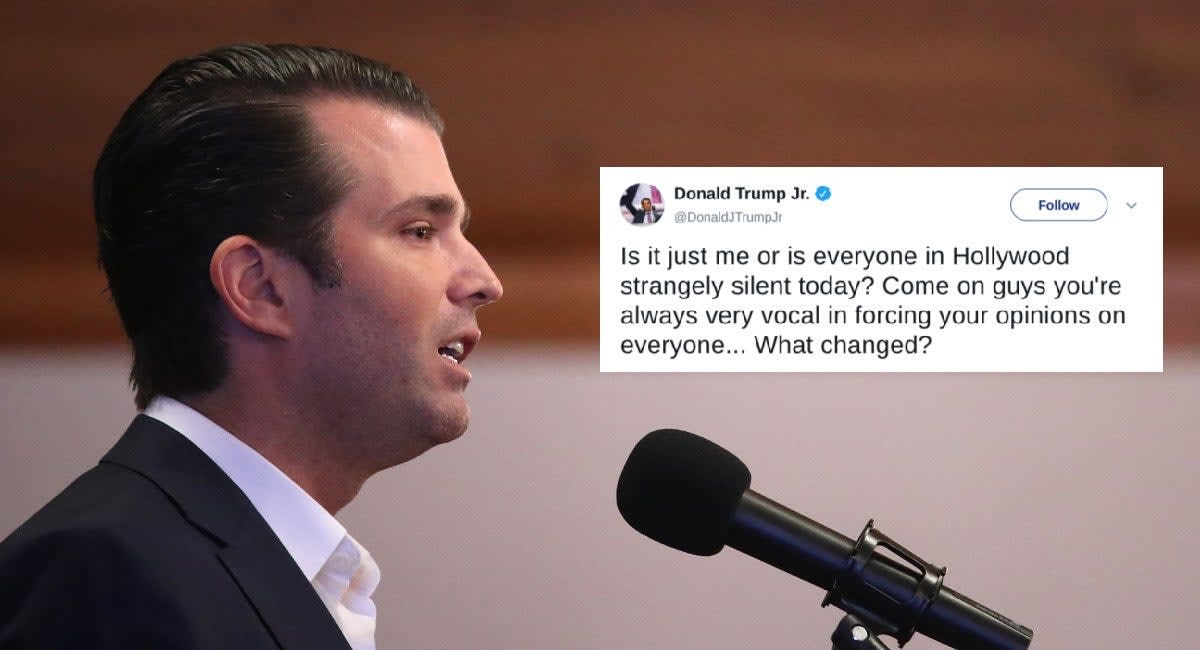 Don Jr. Gets Torched Online After Making Fun of Actors in College Admissions Scandal