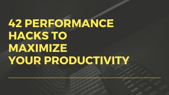 42 Unique Productivity Tips: How to be more Productive with Less Effort